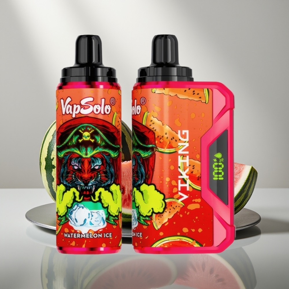 VapSolo VIKING 12000 Puffs 22ml 20/50mg Type-C אבטיח קרח