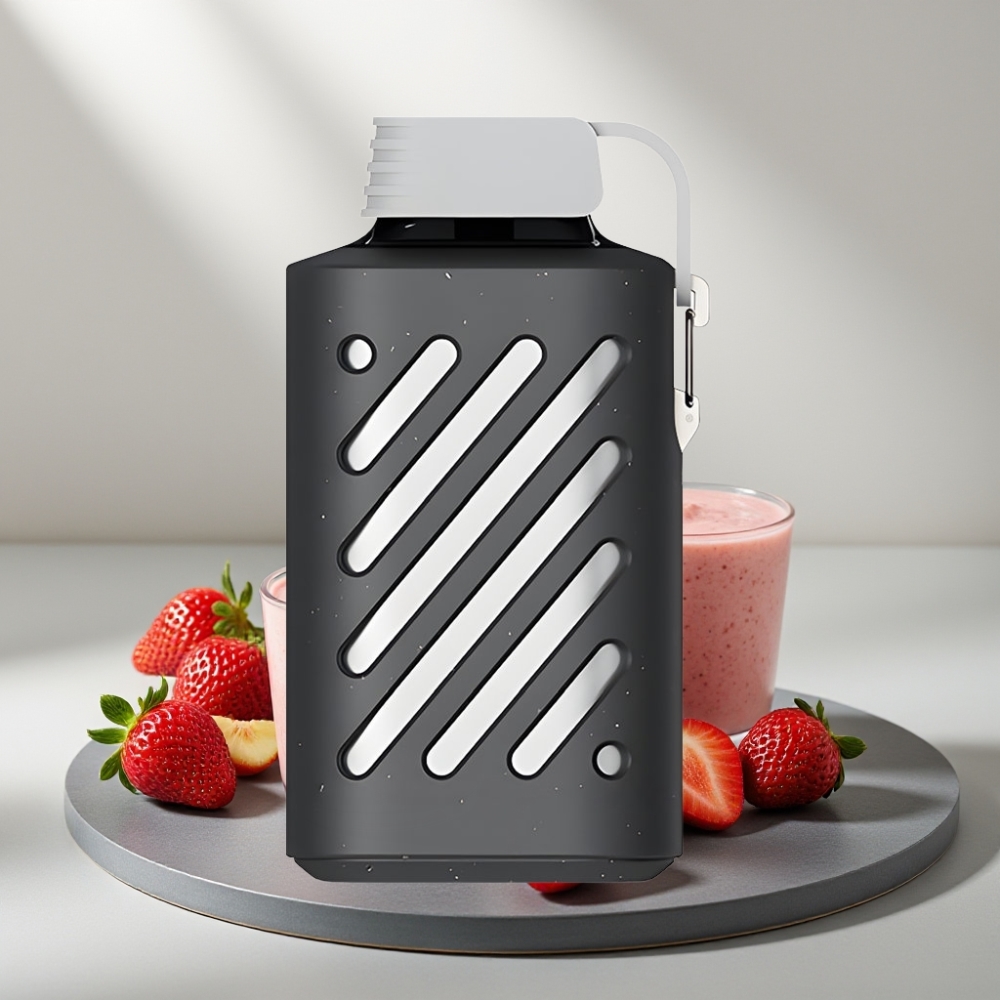 VOZOL GEAR 10000 10000 פֻּפִּים תות חלקלק 20 מל נוזל 500mAh סוללה 65% PCR