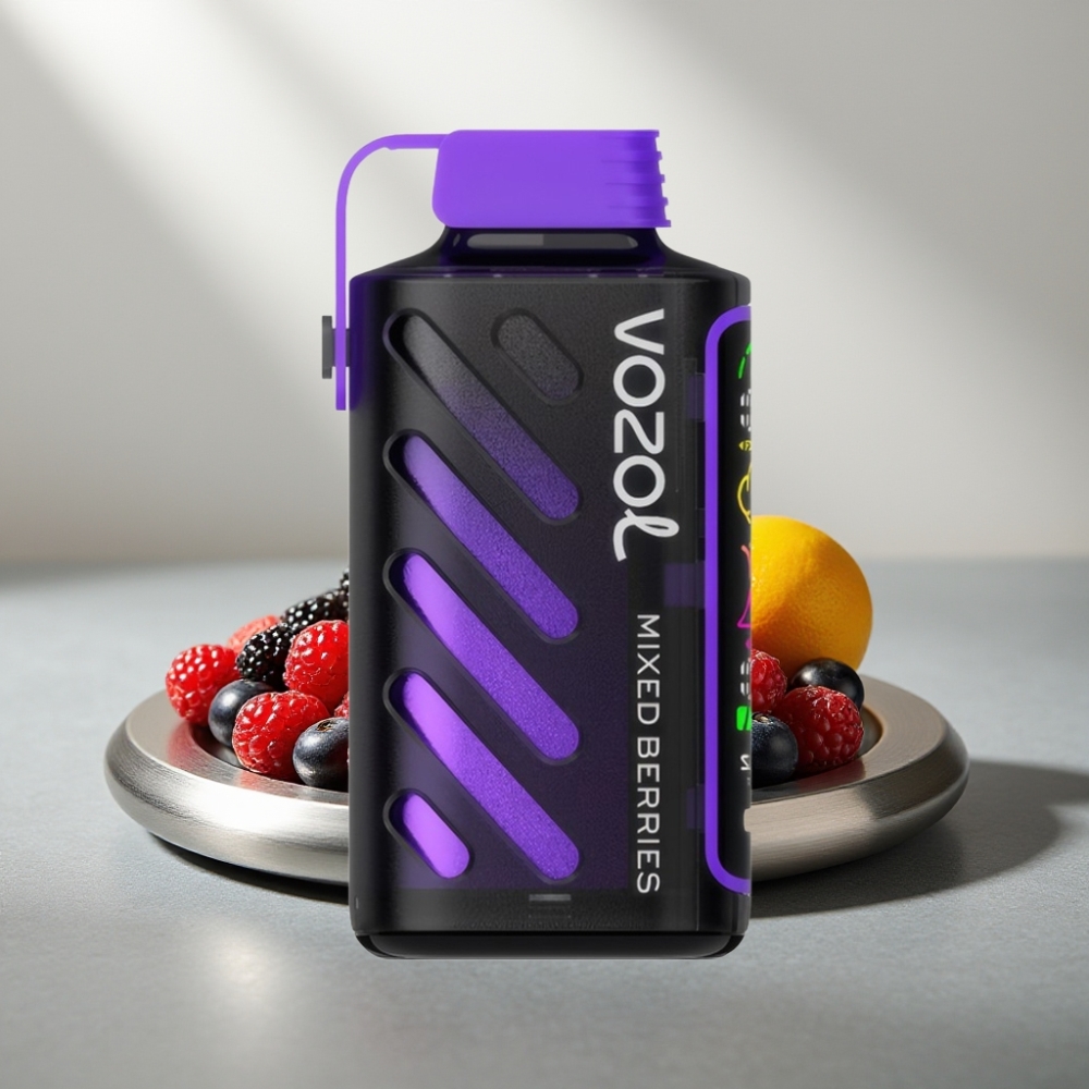 VOZOL Gear Power 20000 Puffs S.i.L.C. Tech Dual Mesh Full Screen Mixed Berries 20mL 50mg