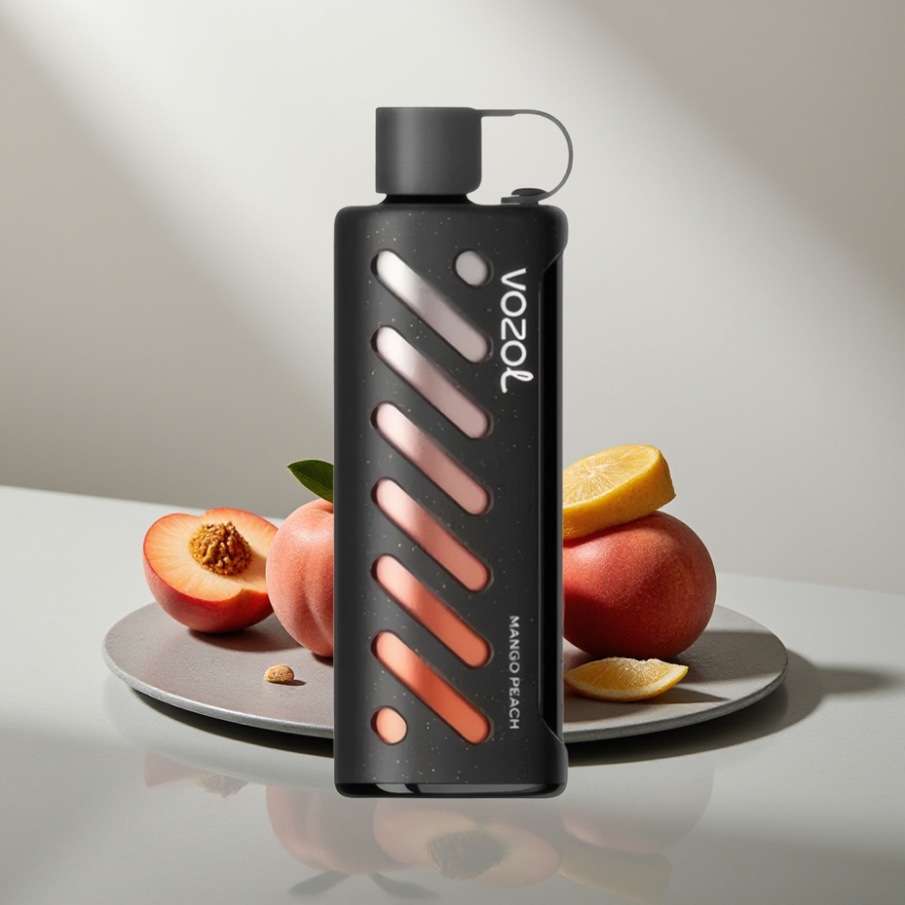 VOZOL Gear Shisha 25000 Puffs 1000mAh 5mg/ml מנגו אפרסק Dual Mesh Dual Modes S.i.L.C Tech