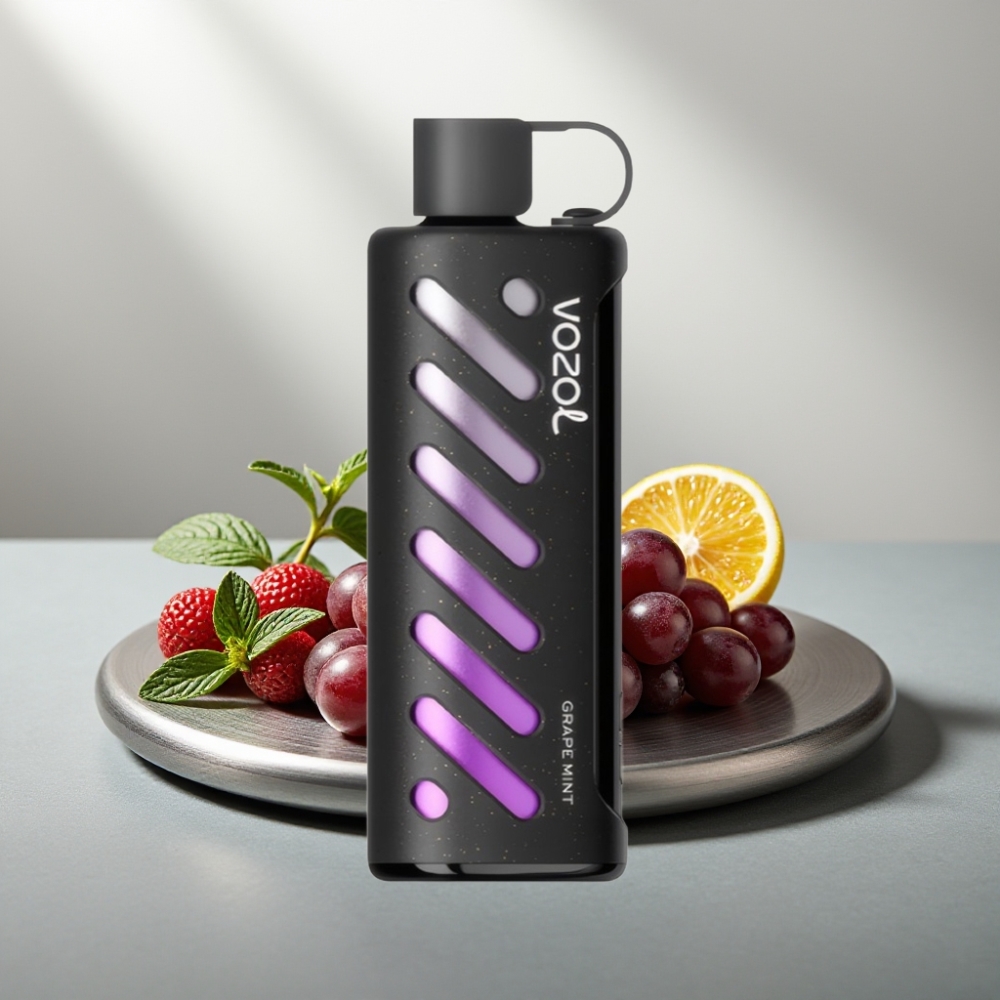 VOZOL Gear Shisha 25000 Puffs 1000mAh 5mg/ml ענב נענע Dual Mesh S.i.L.C Tech