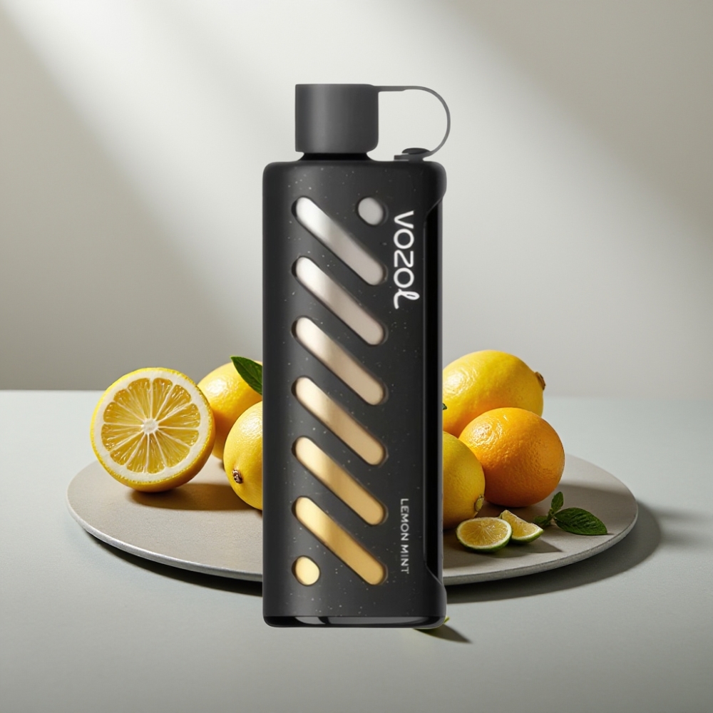 VOZOL Gear Shisha 25000 Puffs 1000mAh 5mg/ml לימון נענע S.i.L.C Tech Dual Mesh