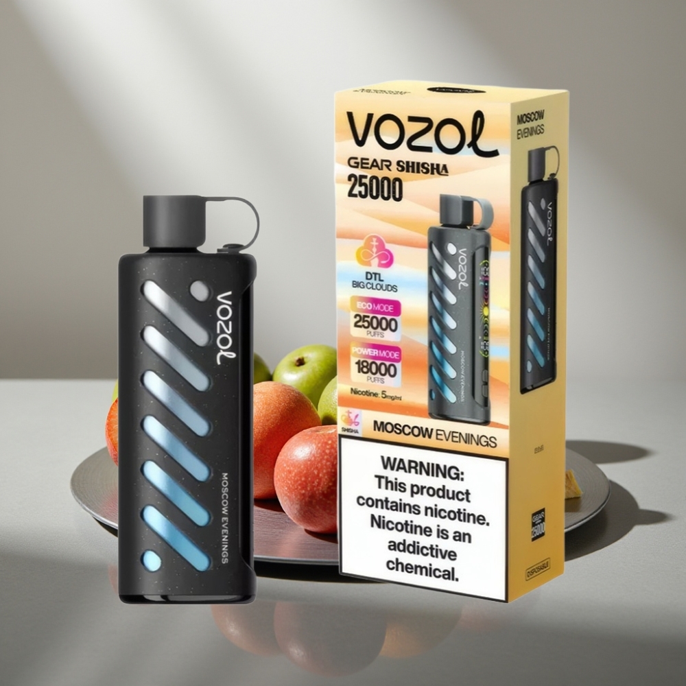 VOZOL Gear Shisha 25000 Puffs 5mg/ml 1000mAh Dual Mesh ערבי מוסקבה