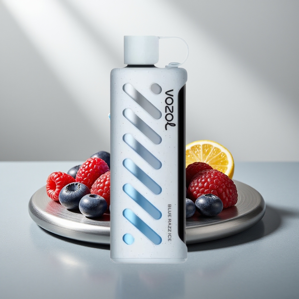 VOZOL Gear Shisha 25000 Puffs Dual Mesh 1000mAh 5mg/ml Blue Razz Ice