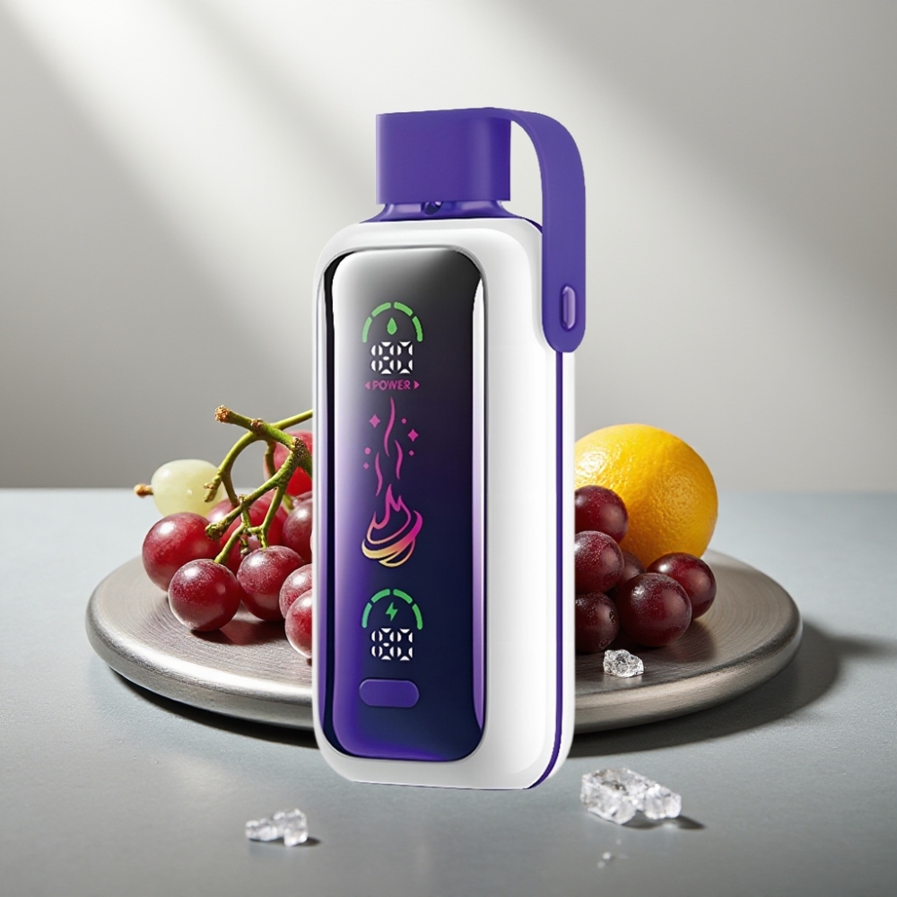 VOZOL Star 20000 Puffs 2.2" HD Dual Mesh 650mAh ענב קרח