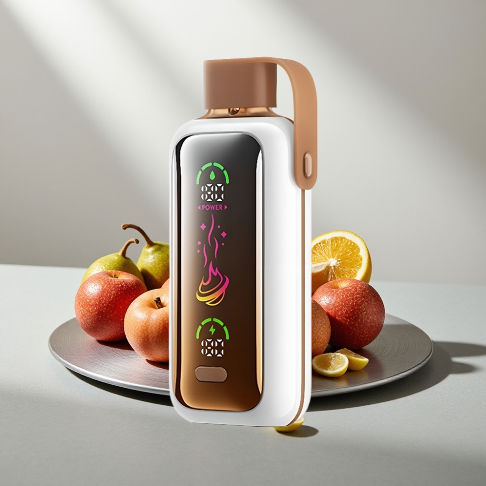 VOZOL Star 20000 Puffs 2.2" HD Mirror Screen Dual Mesh 650mAh 0/20/50mg/ml דרקון בננה-תות