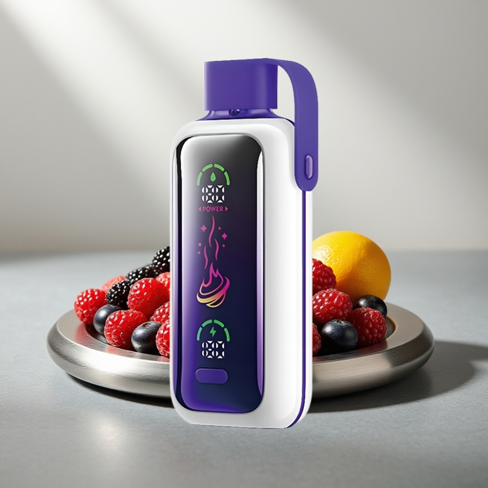 VOZOL Star 20000 Puffs 2.2" HD Screen Dual Mesh 650mAh 0mg/20mg/50mg פירות יער מעורבים