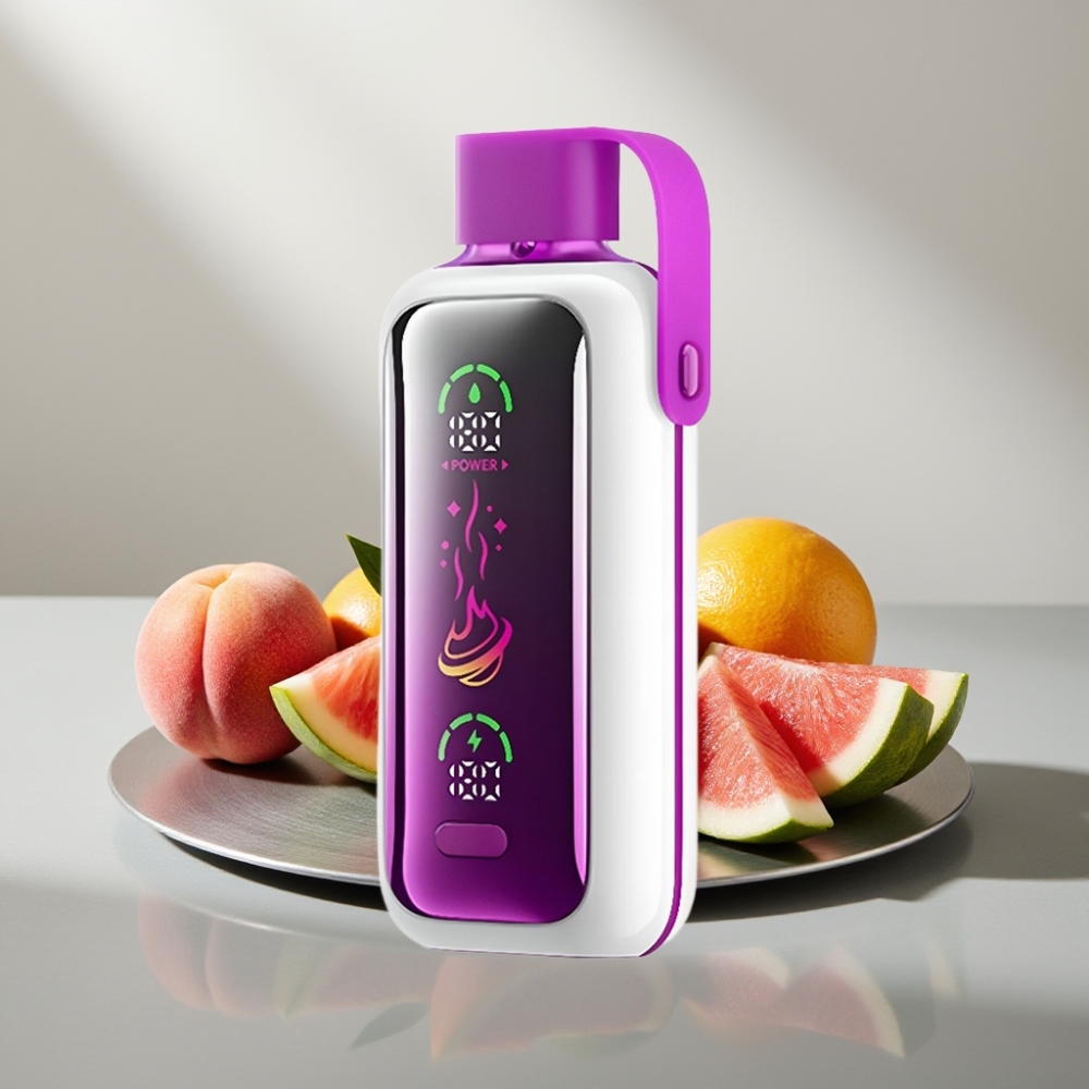 VOZOL Star 20000 Puffs 2.2" HD Screen Dual Mesh 650mAh Peach Mango Watermelon