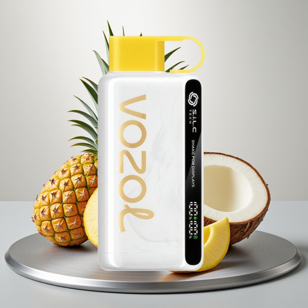 VOZOL STAR 9000/12000 מכשיר אידוי חד-פעמי אננס קוקוס קרח 650mAh טען מהיר 30% S.i.L.C TECH