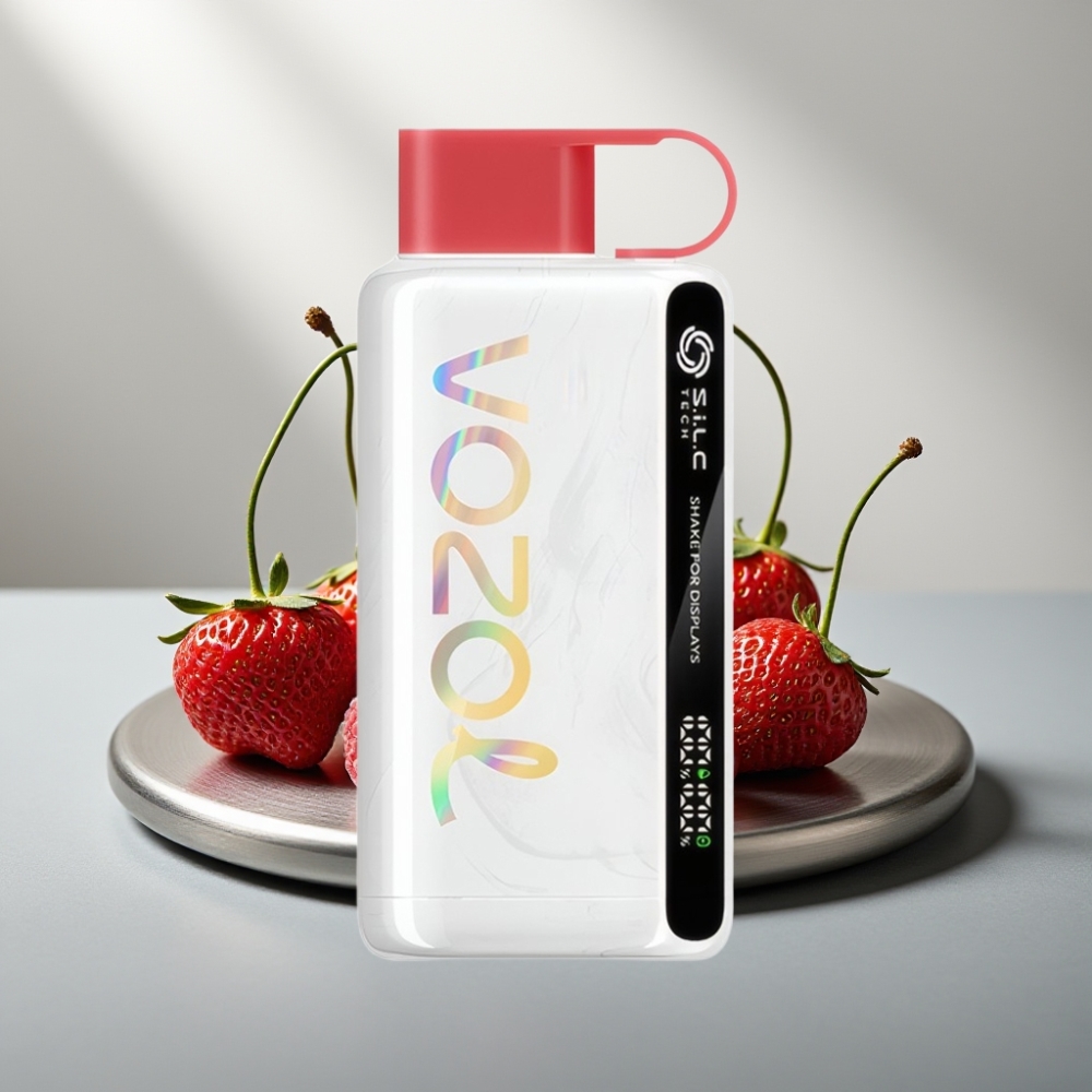 VOZOL STAR 9000/12000 Disposable Vape תות פטל דובדבן 650mAh 30% טעינה מהירה S.i.L.C TECH