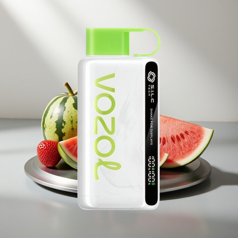 VOZOL STAR 9000/12000 Disposable Vape תות אבטיח 650mAh S.i.L.C TECH טען 30% מהר