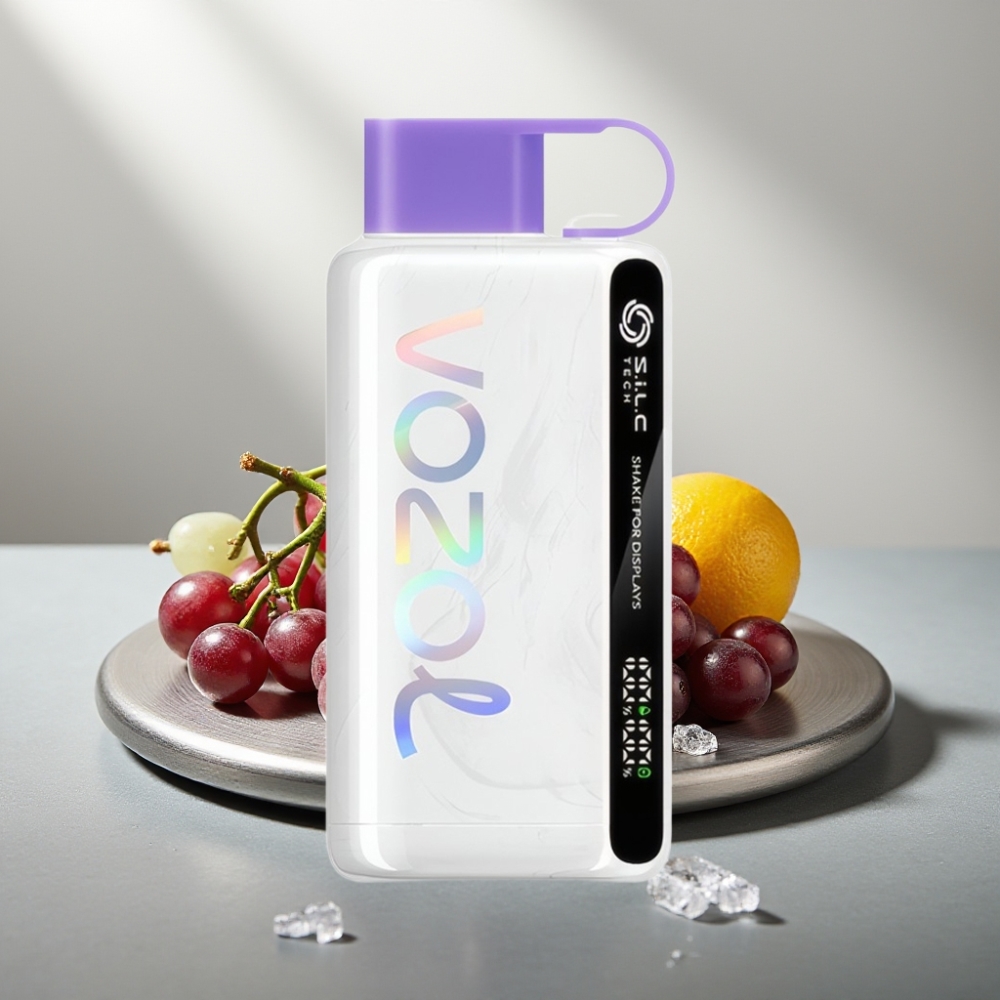VOZOL STAR 9000/12000 Disposable Vape גלידה ענבים 650mAh S.i.L.C TECH טעינה מהירה 30%