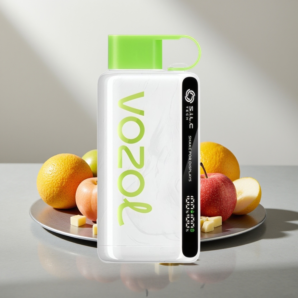 VOZOL STAR 9000/12000 Disposable Vape תפוח חמוץ קרח S.i.L.C TECH טעינה מהירה 30% סוללה 650mAh