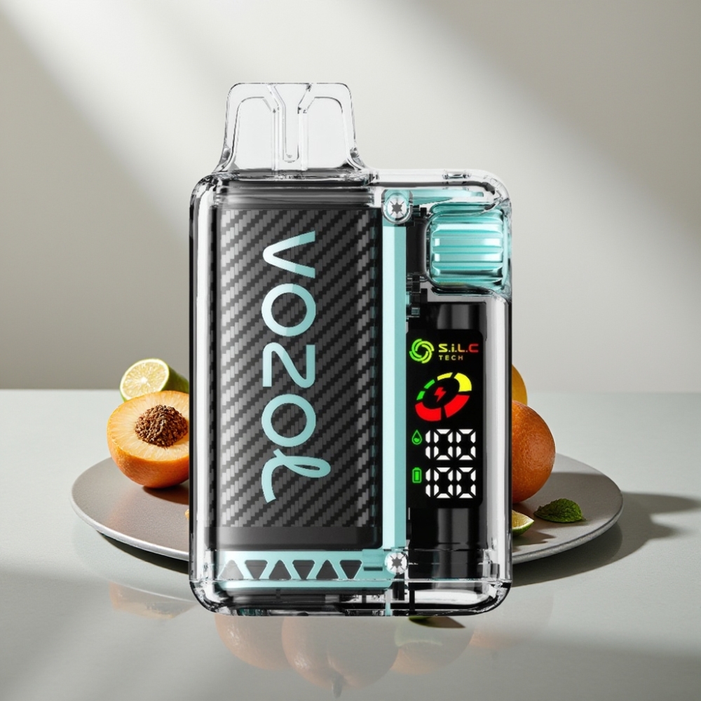 VOZOL Vista 20000 Puffs Disposable Vape מיאמי מנטה סוללה נטענת 650mAh עוצמת ניקוטין 2% OLED MCU