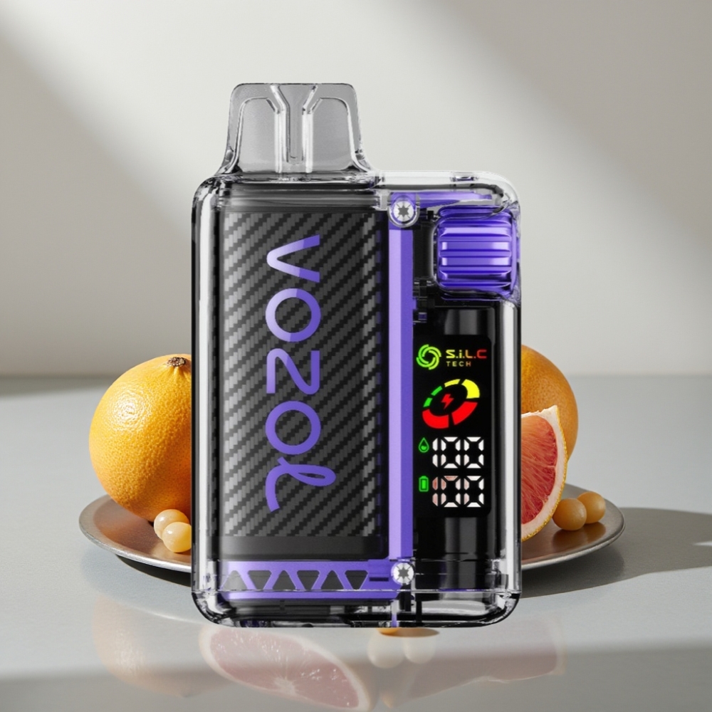 VOZOL Vista 20000 Puffs Disposable Vape סביון אשכולית סוללה נטענת 650mAh OLED MCU S.i.L.C